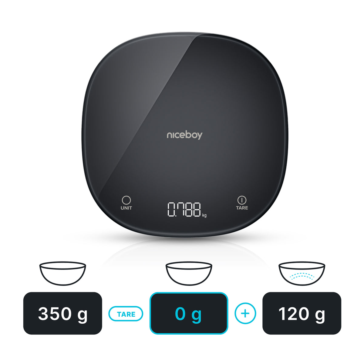 Kitchen Scale Black